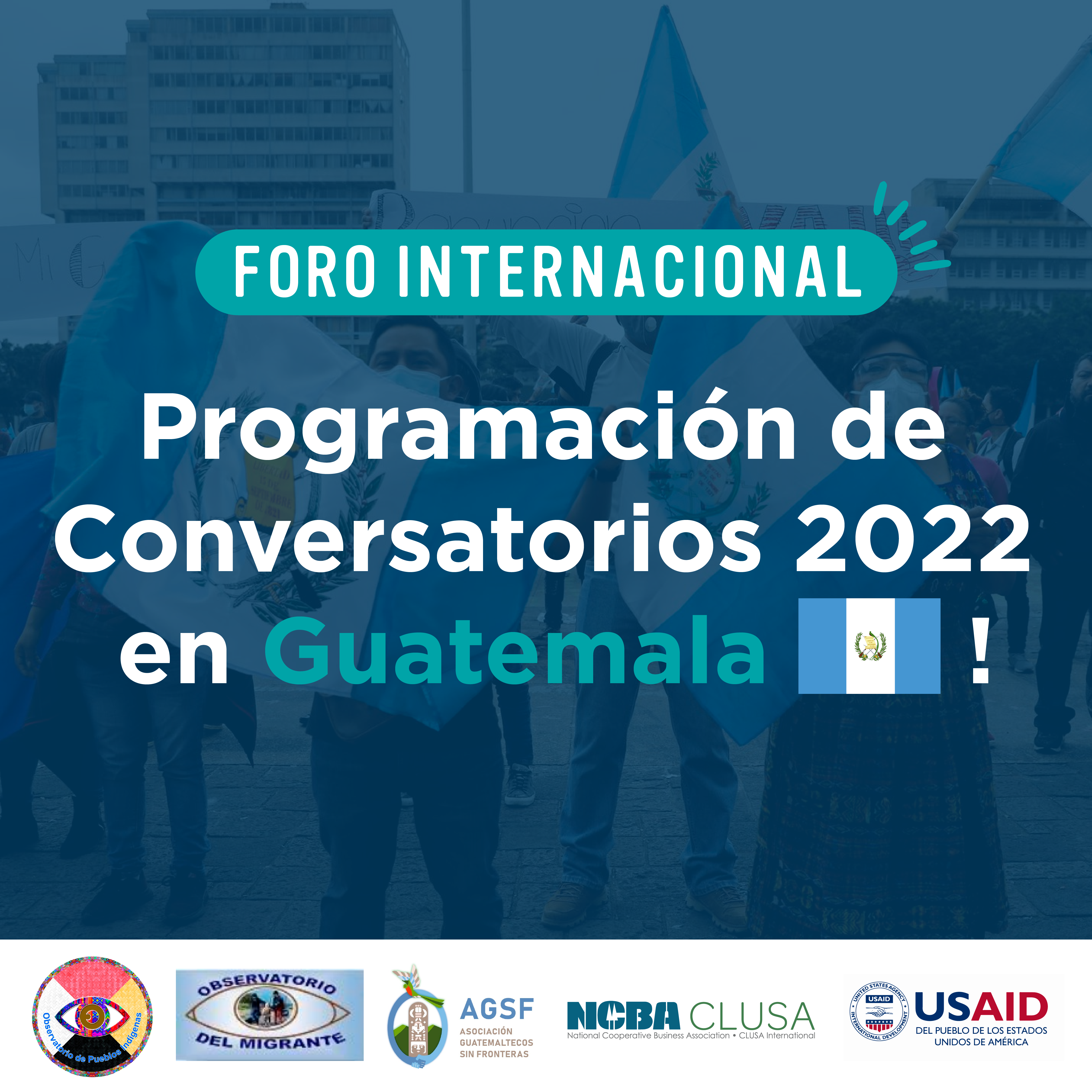 Programación de Conversatorios 2022 en Guatemala